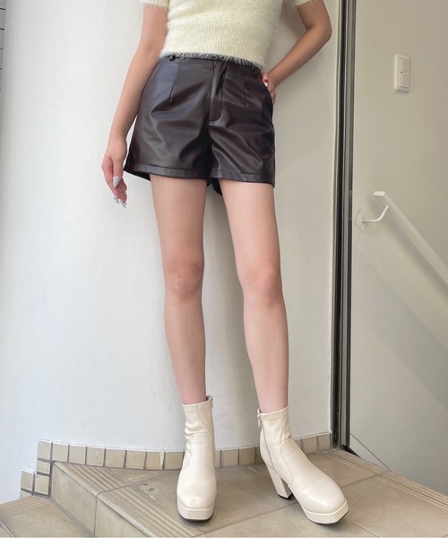 one way（ワンウェイ）の「ヴィンテージ風ショートパンツ（その他パンツ・レディース・ブラック/ブラウン・FREE）」の17枚目の写真