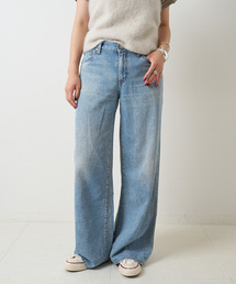 Spick & Span | AUTHEN / オーセン SILKNIZED DENIM LOWRISE WIDE LEG AUT-042SN-002(デニムパンツ)