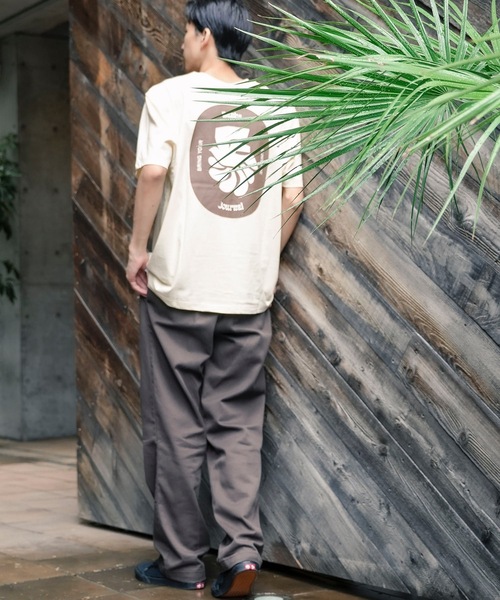 BANKS（バンクス）の「DESIGN TEE/BANKS JOURNAL/バンクスジャーナル ブランドロゴプリント半袖Tシャツ（Tシャツ/カットソー・メンズ・ベージュ/ブルー・LARGE/X-LARGE/MEDIUM）」の4枚目の写真