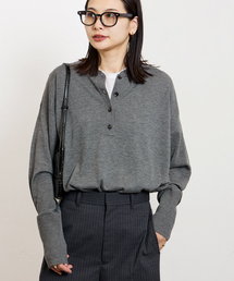 JOURNAL STANDARD（ジャーナルスタンダード）の「《WEB限定追加2》ウォッシャブル2WAYヘンリープルオーバー（ニット/セーター）」