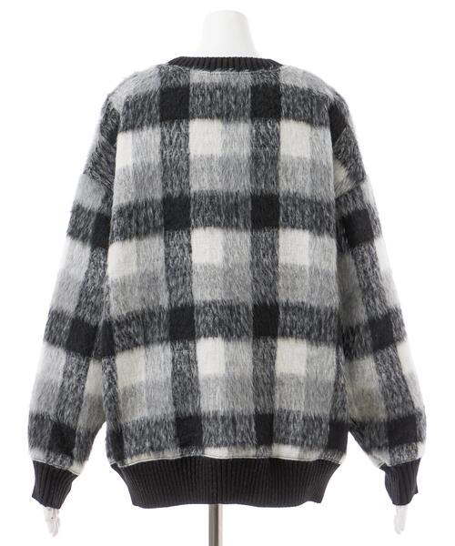 INGNI(イング)の「チェックリブチュニックトップス(その他トップス・レディース・ブラック/ブラウン/ブラック系その他・M)」の6枚目の写真