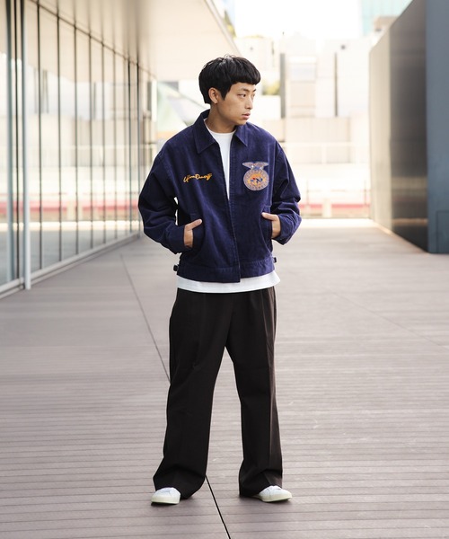BEAMS HEART(ビームスハート)の「ポリエステルレーヨン 2タック ワイドパンツ(スラックス・メンズ・その他/ブラック/ダークブラウン・LARGE/MEDIUM/SMALL)」の9枚目の写真
