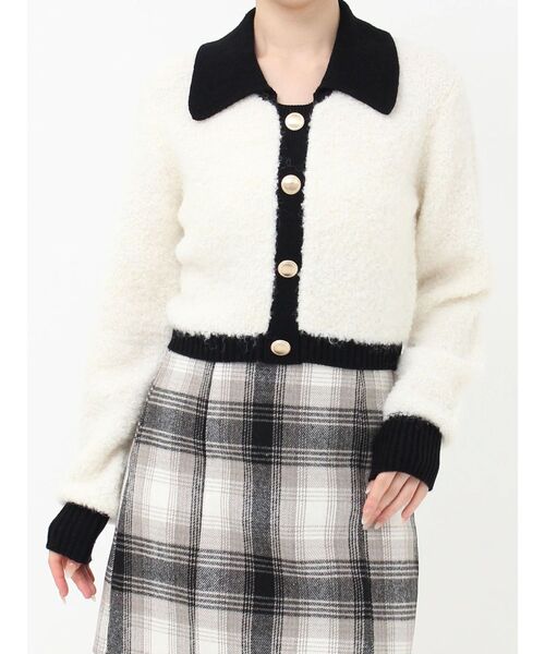 ✨♦新品未使用MACPHEE バイカラーニット 新品タグ付き セール】バイカラーニットトップス（ニット/セーター）｜RESEXXY