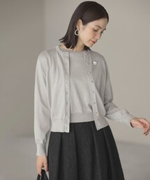 ラメ入りアンサンブルニット