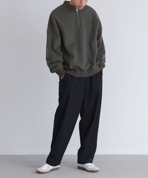 n'OrLABEL(ノアールレーベル)の「裏起毛ハーフジップスウェット(スウェット・メンズ・チャコール/ブラック・M/L)」の22枚目の写真