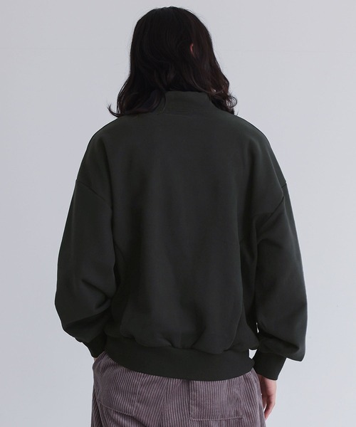 n'OrLABEL(ノアールレーベル)の「裏起毛ハーフジップスウェット(スウェット・メンズ・チャコール/ブラック・M/L)」の16枚目の写真