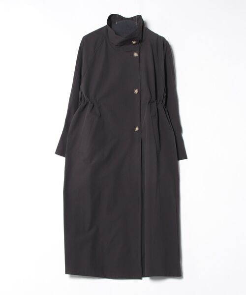 INTERPLANET（インタープラネット）の「２ＷＡＹサーブルクロススタンド衿コート（その他アウター・レディース・ブラウン/チャコールグレー・FREE）」の4枚目の写真
