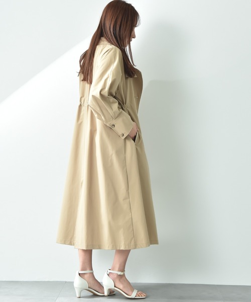 INTERPLANET（インタープラネット）の「２ＷＡＹサーブルクロススタンド衿コート（その他アウター・レディース・ブラウン/チャコールグレー・FREE）」の10枚目の写真