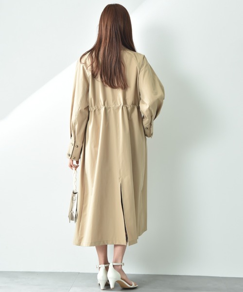 INTERPLANET（インタープラネット）の「２ＷＡＹサーブルクロススタンド衿コート（その他アウター・レディース・ブラウン/チャコールグレー・FREE）」の11枚目の写真