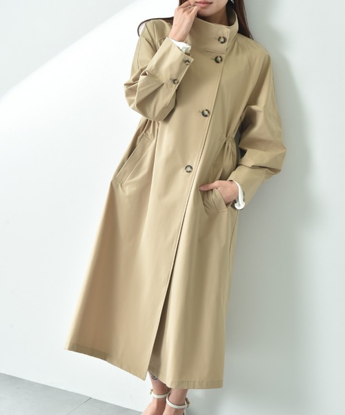 INTERPLANET（インタープラネット）の「２ＷＡＹサーブルクロススタンド衿コート（その他アウター・レディース・ブラウン/チャコールグレー・FREE）」の16枚目の写真