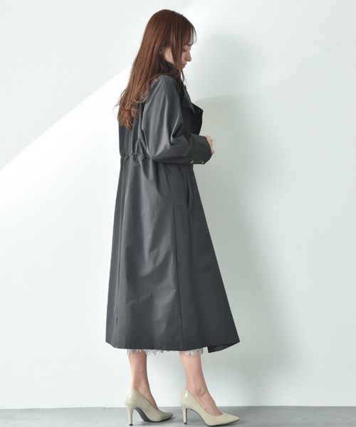 INTERPLANET（インタープラネット）の「２ＷＡＹサーブルクロススタンド衿コート（その他アウター・レディース・ブラウン/チャコールグレー・FREE）」の22枚目の写真