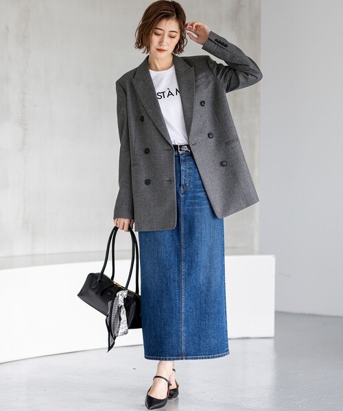 23区（ニジュウサンク）の「シルク ダイヤ スカーフ（バンダナ/スカーフ・レディース・ブラック系5/ネイビー系5・F）」の11枚目の写真