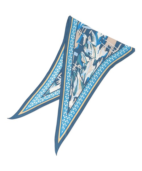 23区（ニジュウサンク）の「シルク ダイヤ スカーフ（バンダナ/スカーフ・レディース・ブラック系5/ネイビー系5・F）」の18枚目の写真