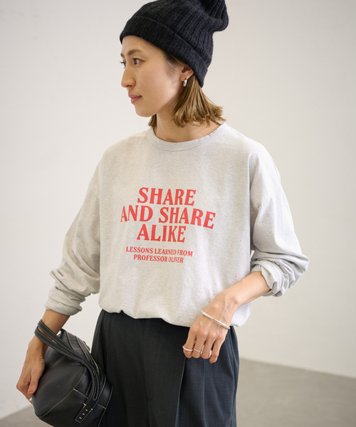 FRAMeWORK - 天竺ロゴロンT FRAMeWORK（フレームワーク）の「天竺ロゴロンTEE（Tシャツ