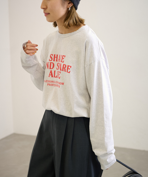 FRAMeWORK（フレームワーク）の「天竺ロゴロンTEE（Tシャツ/カットソー