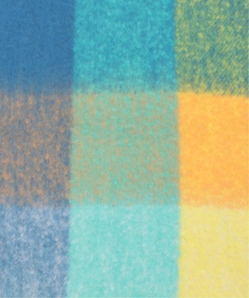 LBC(エルビーシー)の「ブロックチェックストール(ストール/ショール・レディース・オレンジ/ベージュ/グリーン/その他/グレー・FREE)」の11枚目の写真