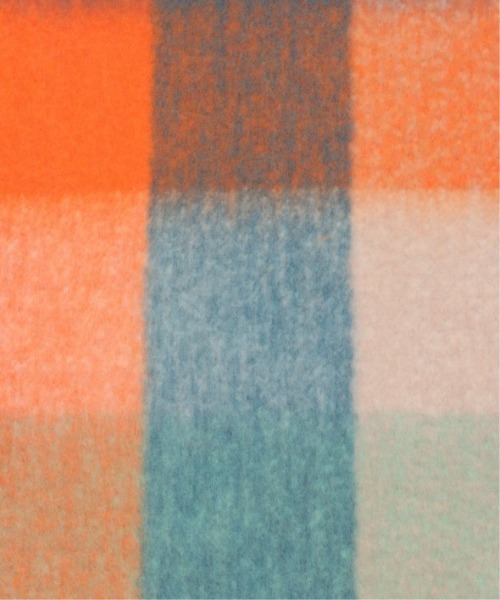 LBC(エルビーシー)の「ブロックチェックストール(ストール/ショール・レディース・オレンジ/ベージュ/グリーン/その他/グレー・FREE)」の13枚目の写真