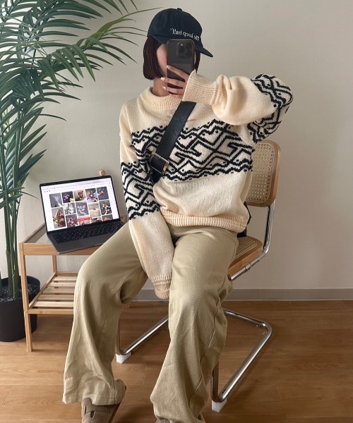 nemne store（ネンネストア）の「【keel】ロゴ刺繍キャップ（キャップ・レディース・イエロー系/ネイビー/レッド系・フリー）」の7枚目の写真