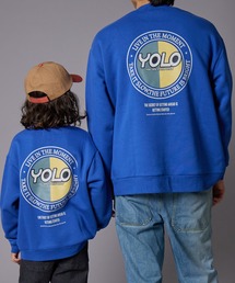 PAIRMANON STREET（ペアマノンストリート）の「【PAIRMANON STREET】【リンクコーデ】【大人サイズ】裏起毛 プリント トレーナー（スウェット）」