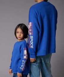 PAIRMANON STREET（ペアマノンストリート）の「【PAIRMANON STREET】【リンクコーデ】【大人サイズ】裏起毛 プリント トレーナー（スウェット）」