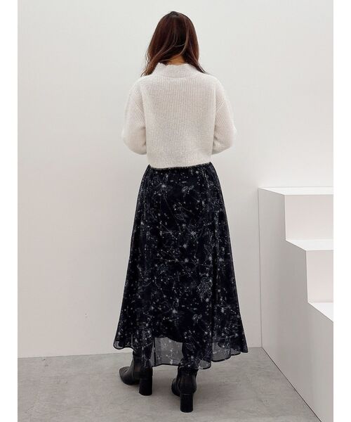 MERCURYDUO（マーキュリーデュオ）の「フィルムシャギーボトルネックニット（ニット/セーター・レディース・グレー/グリーン/オフホワイト・FREE）」の17枚目の写真