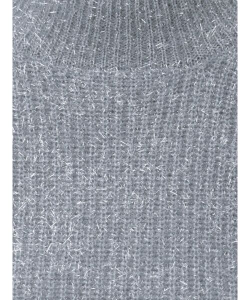 MERCURYDUO（マーキュリーデュオ）の「フィルムシャギーボトルネックニット（ニット/セーター・レディース・グレー/グリーン/オフホワイト・FREE）」の7枚目の写真