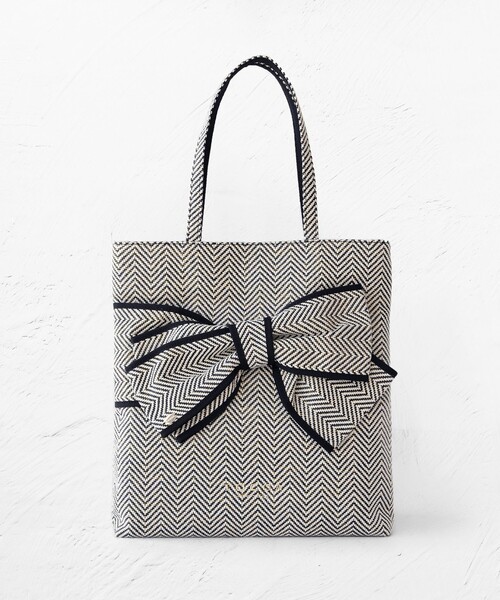 TOCCA トッカ T CADEAU NEW BAG リボンフラットトートバッグ T CADEAU NEW BAG フラットトートバッグ（トートバッグ）｜TOCCA