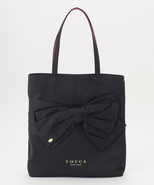 TOCCA(トッカ)の「T CADEAU NEW BAG フラットトートバッグ(トートバッグ・レディース・ブラック系/シルバー系/ライトグレー系・F)」の6枚目の写真