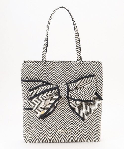 TOCCA(トッカ)の「T CADEAU NEW BAG フラットトートバッグ(トートバッグ・レディース・ブラック系/シルバー系/ライトグレー系・F)」の10枚目の写真