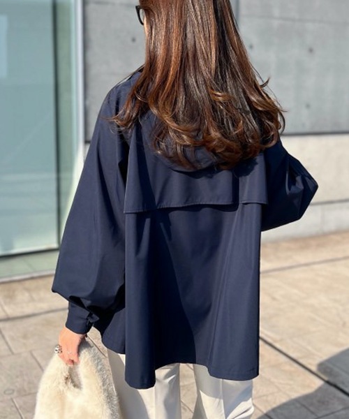 Emma Taylor(エマテイラー)の「2wayライトフレアーマウンテンパーカー(マウンテンパーカー・レディース・オフホワイト/ブラック/ネイビー/ベージュ/モカ・FREE)」の20枚目の写真