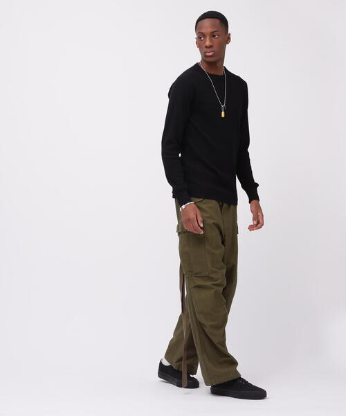 AVIREX（アヴィレックス）の「《直営限定》NAVY TRAINING SHOES / ネイビー トレーニング シューズ / AVIREX / アヴィレックス（スニーカー・メンズ・ブラック/カーキ・8/10/9）」の9枚目の写真