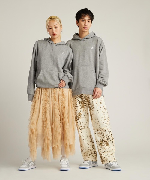 JORDAN BRAND（ジョーダンブランド）の「《セットアップ対応商品》ジョーダン ブルックリン フリース メンズ プルオーバー パーカー / Jordan Brooklyn Fleece Men's Pullover Hoodie FV7283-091 Carbon Heather（パーカー・メンズ・ヘザーグレー・3XL/S/M/L/2XL/XL/XS）」の10枚目の写真