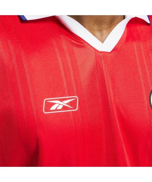 Reebok(リーボック)の「オベイ フットボールジャージー / OBEY JERSEY(ジャージ・メンズ・レッド・MEDIUM/LARGE/X-LARGE/XX-LARGE)」の5枚目の写真