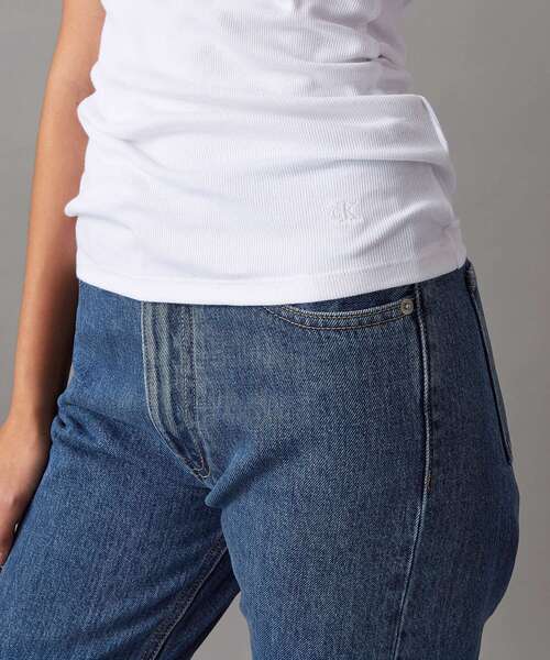 コットンカウンターリブタンクトップ（タンクトップ）｜Calvin Klein（カルバン・クライン）