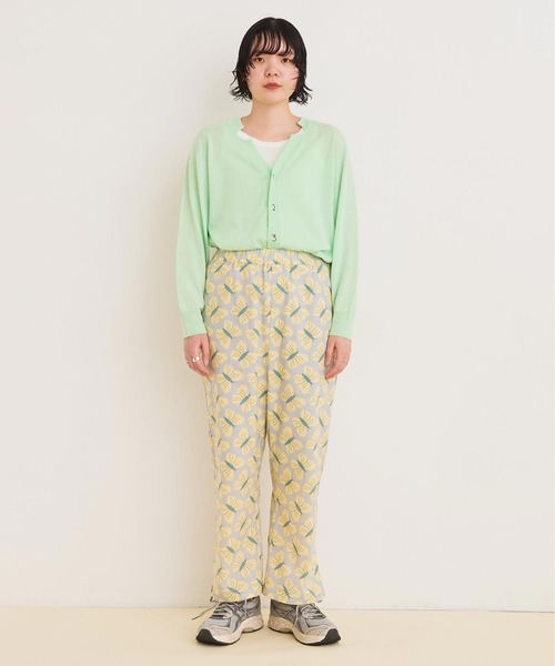 i am in fact… butterfly flower パンツ I am I in fact（アイアムアイインファクト）の「○Butterfly