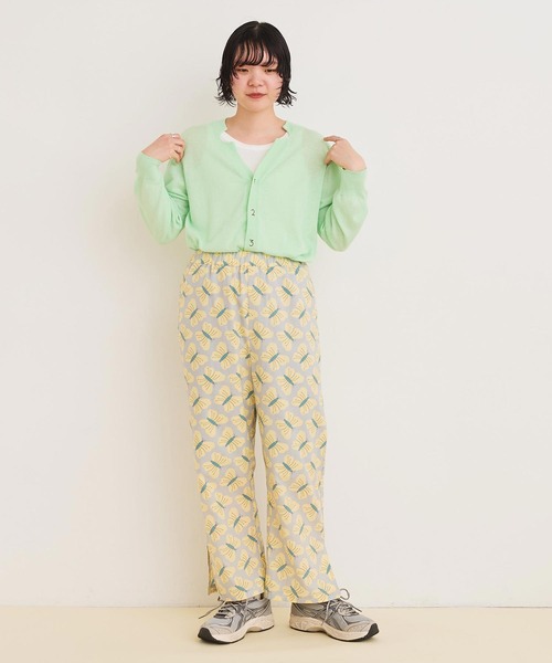 I am I in fact...（アイアムアイインファクト）の「●Butterfly flower パンツ（その他パンツ・レディース・パープル/グレー・FREE）」の7枚目の写真