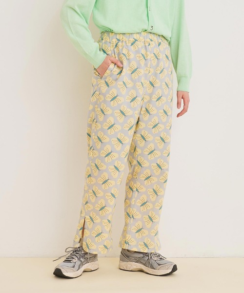 I am I in fact...（アイアムアイインファクト）の「●Butterfly flower パンツ（その他パンツ・レディース・パープル/グレー・FREE）」の20枚目の写真