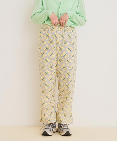 I am I in fact...（アイアムアイインファクト）の「●Butterfly flower パンツ（その他パンツ・レディース・パープル/グレー・FREE）」の8枚目の写真