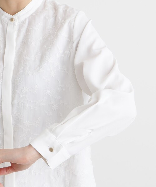 grove(グローブ)の「刺繍シャツブラウス(シャツ/ブラウス・レディース・オフホワイト/ホワイト系7・02/03/05/04/01)」の10枚目の写真