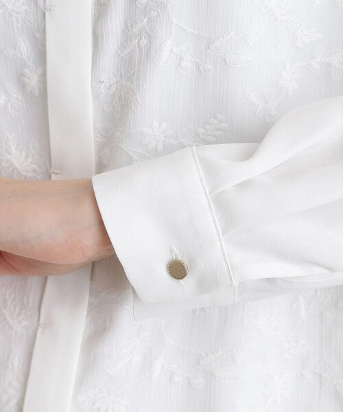 grove(グローブ)の「刺繍シャツブラウス(シャツ/ブラウス・レディース・オフホワイト/ホワイト系7・02/03/05/04/01)」の11枚目の写真