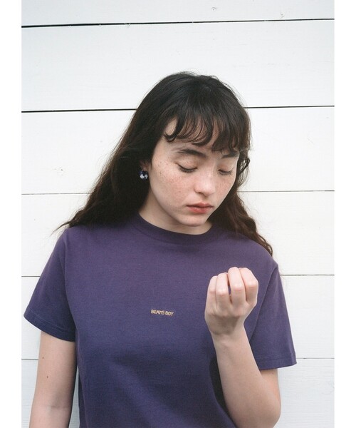 tシャツ エンブロイダリーコンビジャージ カットソー レディース Ungrid tシャツ 「UNISEX/ユニセックス」エンブロイダリー