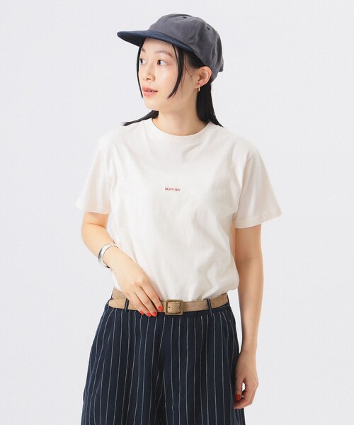 BEAMS BOY(ビームスボーイ)の「ボーイ エンブロイダリー クルー ショートスリーブ Tシャツ(Tシャツ/カットソー・レディース・レッド系その他3/ブラック/ホワイト系その他7/オフホワイト/パープル/グリーン・1/2)」の12枚目の写真
