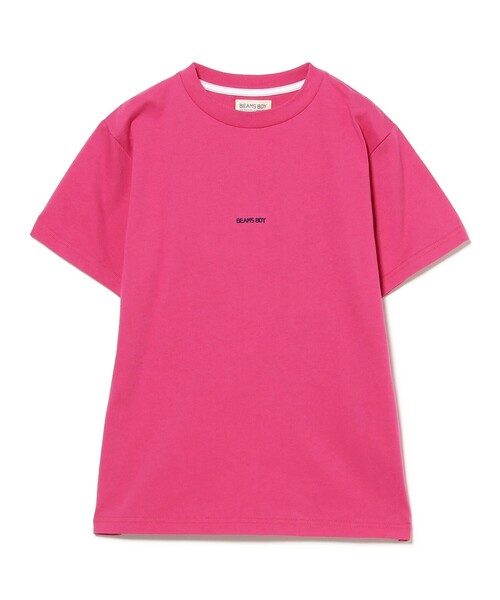 Courreges★ロゴ エンブロイダリー クルーネック Tシャツ EC・店舗限定】クルーネックロゴエンブロイダリーコットンT