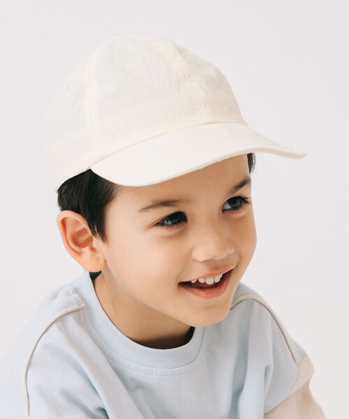 B:MING by BEAMS(ビーミングバイビームス)の「ロングビル キャップ 2025SS(キャップ・キッズ・オレンジ系その他4/オフホワイト/ブラック・ONE SIZE)」の1枚目の写真