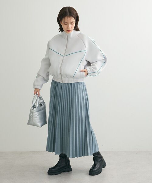 Petit fleur（プチフルール）の「・Petit Fleur ラメプリーツスカート（スカート・レディース・グリーン/ブラック/アイボリー・FREE）」の5枚目の写真