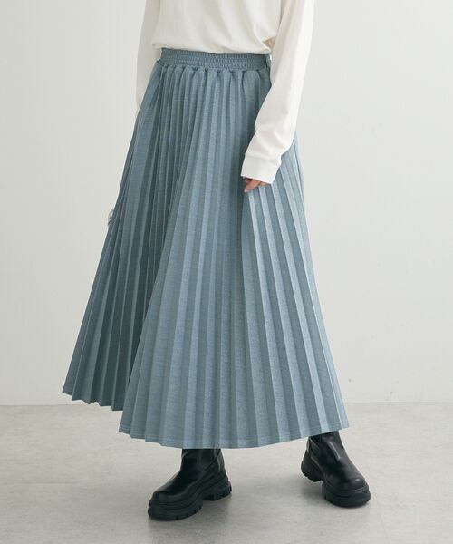 Petit fleur（プチフルール）の「・Petit Fleur ラメプリーツスカート（スカート・レディース・グリーン/ブラック/アイボリー・FREE）」の8枚目の写真