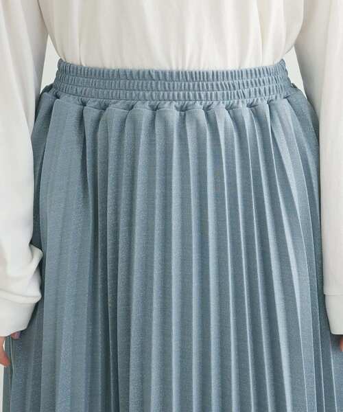 Petit fleur（プチフルール）の「・Petit Fleur ラメプリーツスカート（スカート・レディース・グリーン/ブラック/アイボリー・FREE）」の9枚目の写真