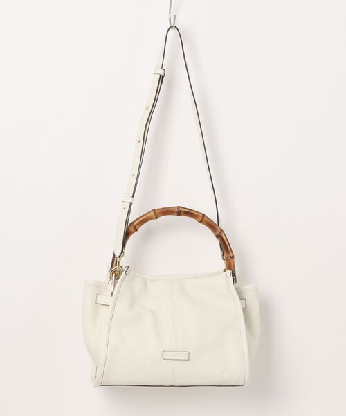 LORISTELLA(ロリステッラ)の「【LORISTELLA】バンブーハンドルレザーバッグ(Q56414)(ハンドバッグ・レディース・アイボリー/ベージュ・ALL)」の11枚目の写真