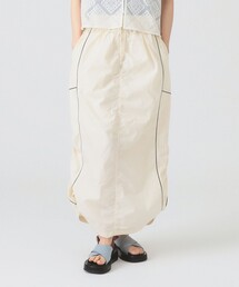 Ray BEAMS | ストライプ キリカエ トラックスカート(スカート)