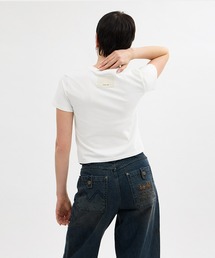 COACH MATIN KIM 半袖　Tシャツ　クロップド丈 COACH（コーチ）の「【COACH MATIN KIM】ワックスド クロップド